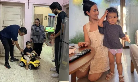 Con gái lai Ấn của Võ Hạ Trâm thích ứng nhanh dù lần đầu về quê nội vì lý do liên quan tới ngoại hình