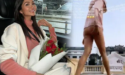 Hoa hậu H'Hen Niê diện quần bó chẽn, không còn trông phản cảm