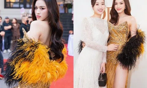 Đỗ Thị Hà quyến rũ như nữ thần, Đỗ Mỹ Linh trắng tinh khôi đến chúc mừng