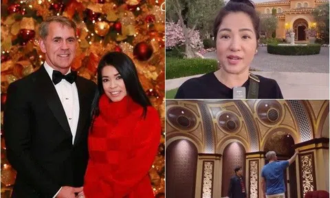 Ca sĩ Bích Tuyền lấy tỷ phú Mỹ, sống trong dinh thự 1.600 tỷ, có cả rạp phim tại gia với trần nhà nạm vàng