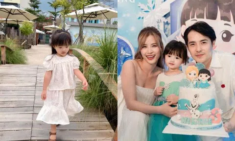 Cháu gái tập đoàn nhựa nhà Ông Cao Thắng điệu đà, 3 tuổi trổ nét xinh xắn giống hệt mẹ Đông Nhi