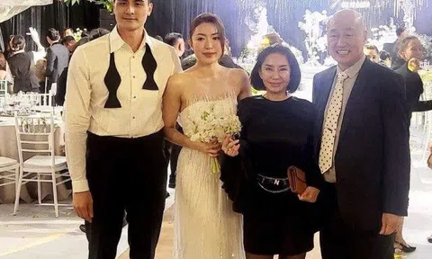 Đám cưới siêu mẫu Vĩnh Thụy: Cô dâu là tiểu thư bất động sản, có nhan sắc "không phải dạng vừa"