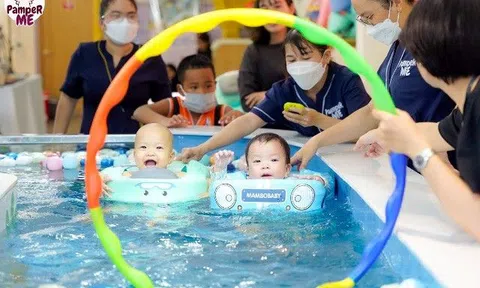 PamperMe - Thương hiệu tiên phong và khác biệt với dịch vụ bơi thủy liệu cho bé