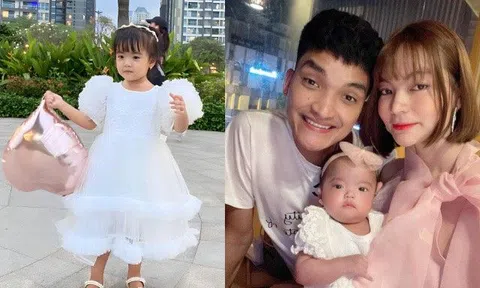 Con gái Mạc Văn Khoa như công chúa đón sinh nhật 3 tuổi, từng bị nói ngoại hình giống bố nay xinh xắn bất ngờ