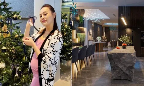 Phương Oanh hé lộ không gian sống đẳng cấp với Shark Bình, bụng bầu song thai gần 5 tháng đã "vượt mặt"