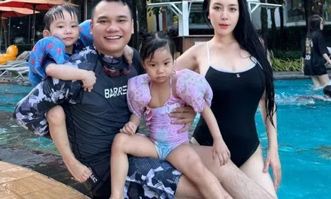 DJ nóng bỏng nhất Hà Thành sinh 2 con giống bố y đúc, Khắc Việt nói "tội mẹ nó quá"