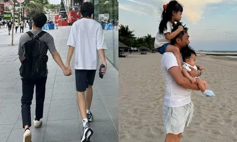 Cường Đô La quấn quýt không rời 3 con cưng, Subeo nay "nuốt chửng" bố, khó nằm trong lòng như Suchin