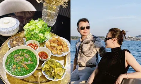 Phương Oanh khẳng định mâm cơm mình nấu chỉ tốn trăm nghìn, phản ứng khi có người đăng ảnh nhận là "vợ bé" Shark Bình