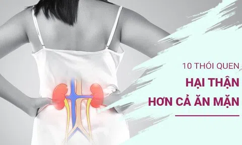 10 thói quen "đầu độc" thận, điều đầu tiên hại hơn cả ăn mặn nhưng nhiều người hay làm khi trời lạnh