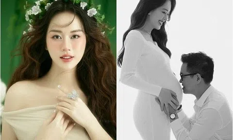 MC xinh nhất nhì VTV sắp lâm bồn vẫn đẹp thanh thoát, để lộ dung mạo chồng Tiến sĩ sau thời gian giấu kín