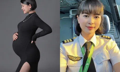 Rời showbiz làm phi công, Diệu Thúy sinh con đầu lòng cho chồng thứ 2, bụng cao "vượt mặt", 84kg tháng cuối thai kỳ