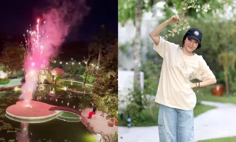 Mỹ Tâm bắn pháo hoa tại nhà, hé lộ toàn cảnh biệt phủ siêu rộng "đi mỏi chân" ngoài cơ ngơi 100 tỷ