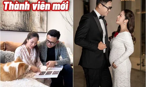 Tin vui đầu năm: "BTV giàu nhất VTV" khoe vợ đã bầu vượt mặt, con trai Lại Văn Sâm bình luận đáng chú ý