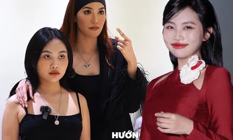Phương Mỹ Chi bất ngờ tập catwalk với Lan Khuê, diện áo dây ôm sát khoe vóc dáng nảy nở tuổi 20
