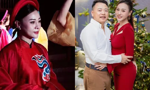Vợ trẻ Shark Bình "bế bụng" song thai 5 tháng đi diễn thời trang, lộ khoảnh khắc hôn nhau giữa chốn đông người