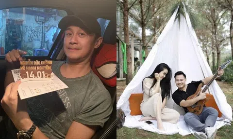 MC Anh Tuấn khoe thiệp cưới 3D độc đáo của Vũ Hạnh Nguyên, nhắn nhủ "cháu rể" Nguyễn Đức Cường