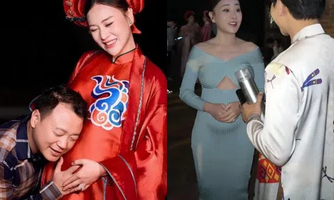 Phương Oanh thèm ăn tiết canh khi mang bầu, hé lộ chi tiết 2 em bé trong bụng là cặp "long - phượng"