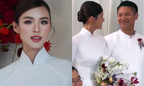 Cao Thiên Trang làm lễ vu quy hậu lọt Top 5 Hoa hậu Hoàn vũ Việt Nam, diện mạo của "một nửa" thành tâm điểm