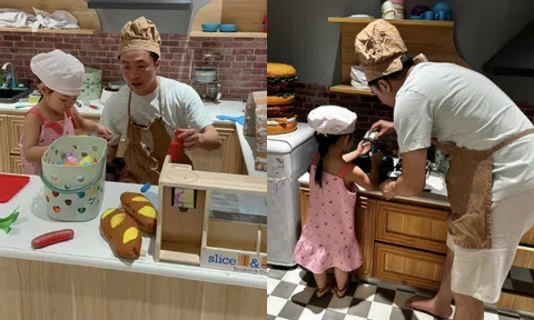 Cường Đô La lộ khoảnh khắc "về nhà làm cá con" trước mặt vợ, "xả vai" chủ tịch vì ái nữ