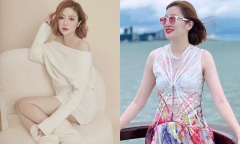 Bạn gái kém 17 tuổi của Bằng Kiều diện váy hở đùi trễ vai, khoe sắc vóc quyến rũ không khác "nữ thần showbiz"
