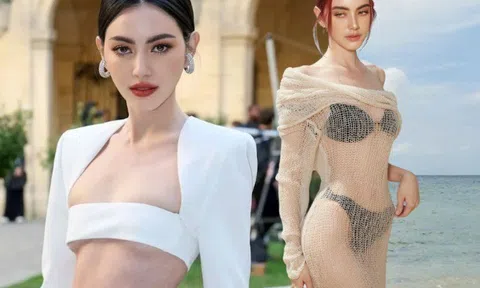 Vòng 1 khiêm tốn, eo phẳng nhưng mỹ nhân này vẫn mặc váy lưới đánh cá siêu đẹp