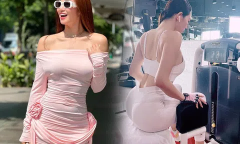 Mỹ nhân có tòa nhà mang tên mình diện đầm ôm, khoe đường cong lượn sóng nhờ mê gánh tạ