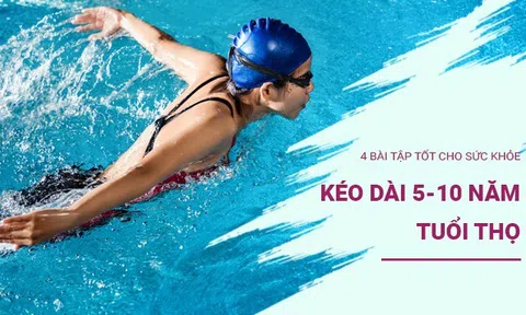 4 bài tập tốt cho sức khỏe, chỉ mất 30 phút mỗi ngày kéo dài 5-10 năm tuổi thọ