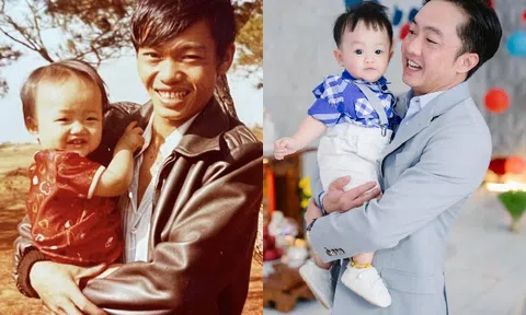 Cường Đô La khoe ảnh hiếm của bố ruột, ngoại hình con trai Đàm Thu Trang gây ngỡ ngàng khi đặt cạnh ông nội