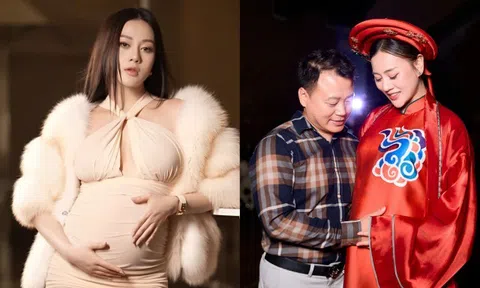 Vợ trẻ Shark Bình mang giày gót nhọn, diện đầm ôm sát "bất chấp" bầu to vượt mặt, nói biết nghĩ cho chồng hơn