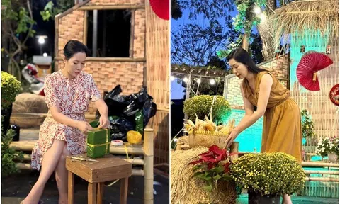 Sao Việt 24h: NSND Trịnh Kim Chi dựng nhà tranh đón Tết, hình ảnh biệt thự 10 tỷ lấp ló phía sau thành tâm điểm