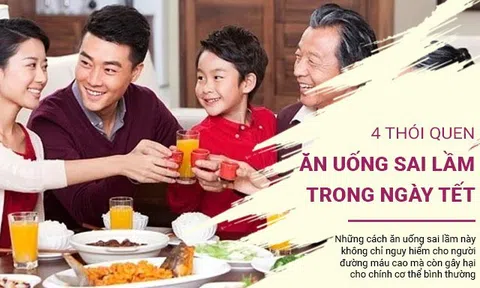 Không lo đường huyết tăng vọt sau Tết: Chỉ cần tránh xa 4 thói quen ăn uống sai lầm này