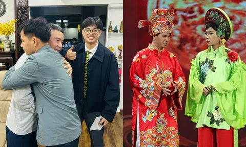 "Nam Tào" Xuân Bắc nửa đêm thăm nhà "cô Đẩu", Công Lý không nhận ra diện mạo con trai "cán bộ thiên đình"