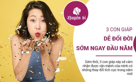 3 con giáp vận đỏ như son, sớm phất lên ngay trong nửa đầu năm Giáp Thìn