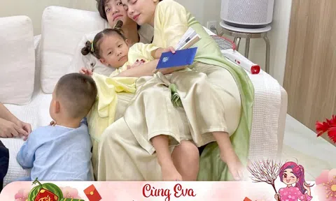 Hồ Ngọc Hà ngồi trong lòng con trai Subeo, vóc dáng của quý tử "hưởng gen Cường Đô La" nay phổng phao bất ngờ