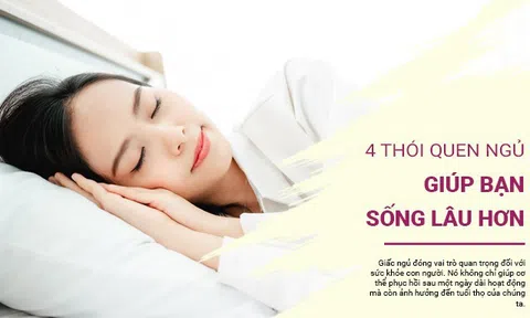 Bất ngờ với 4 thói quen ngủ giúp bạn sống thọ hơn