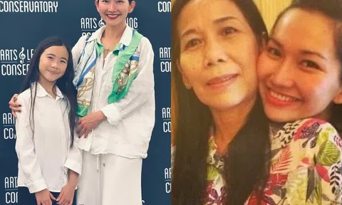 Con gái sinh ra ở Mỹ của Kim Hiền lộ chất nghệ sĩ, diện mạo lên 8 tuổi trổ nét giống bà ngoại quá cố