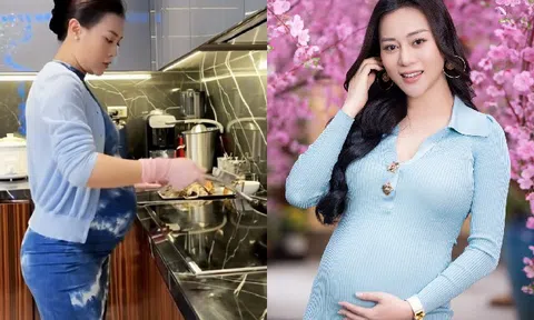 Phương Oanh ví bụng bầu song thai của mình như cá ngựa, nói gì khi bị chê style mặc đồ bó sát?