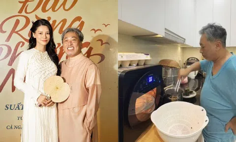 Bùi Lan Hương về chung nhà với đạo diễn Dũng "Khùng", hé lộ tổ ấm hạnh phúc ngày đầu năm bên "bạn trai tóc bạc"