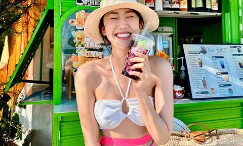 Mỹ nhân Cai Lậy khoe da trắng nõn với áo khoét ngực, "nửa kín nửa hở" làm ai cũng xuyến xao