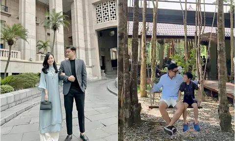 Sao Việt 24h: Ly Kute như "em bé" bên chồng mới cưới cao to, khoảnh khắc bé Khoai Tây cạnh bố dượng thành tâm điểm