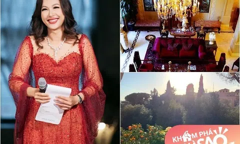 Hoa hậu giàu bậc nhất Việt Nam từng sống trong biệt thự dát vàng 24K, nay có villa rộng lớn và nhà vườn 10.000 m2