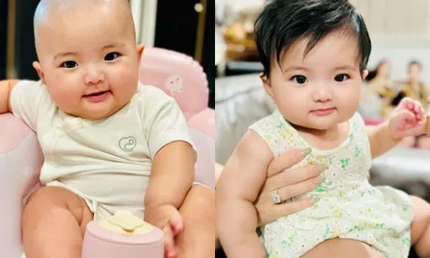 "Thiên thần nhiều tóc" Lisa nhà Khánh Thi bị mẹ cạo trọc đầu, "nữ kiện tướng" tung ảnh chứng minh gen Phan Hiển cực mạnh