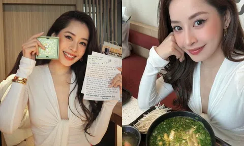 Chi Pu sang Trung Quốc bán phở "lên đồ" xẻ ngực sâu, quan trọng là style sang chảnh chuẩn bà chủ