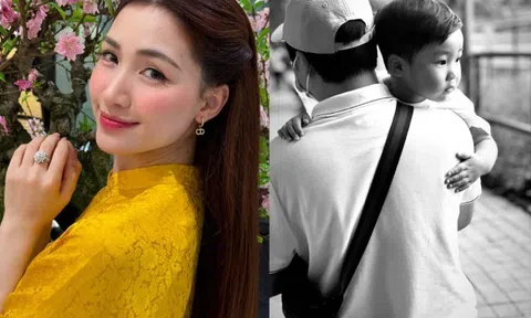 Con trai Hoà Minzy sang Úc 1 tháng đoàn tụ với bố, mẹ nói lý do không đi theo dù buồn vì xa quý tử