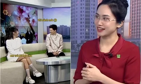Vợ chồng Anh Tú - Diệu Nhi xuất hiện trên chương trình thời sự nhưng cách trả lời làm MC không thể nghiêm túc nổi