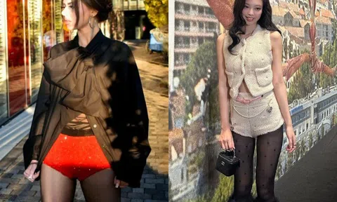 Mốt mặc "no pants" với quần ngắn như nội y "tràn" xuống phố, chị em táo bạo thể hiện cá tính riêng