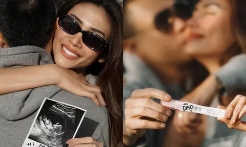 Siêu mẫu Võ Hoàng Yến có bầu với chồng mới cưới bằng IVF, "bé rồng" trong bụng nay bằng quả chanh