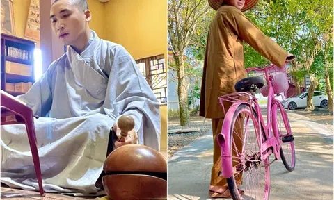 Vlogger Huy Cung xuống tóc đi tu sau biến cố hôn nhân: Cuộc sống trong chùa "bận rộn nhưng nó lạ lắm"