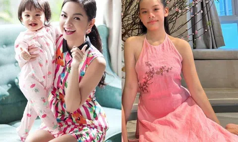 Con gái là "thần đồng" của Phạm Quỳnh Anh phổng phao như thiếu nữ ở tuổi 12, hát hay lại nhảy đẹp