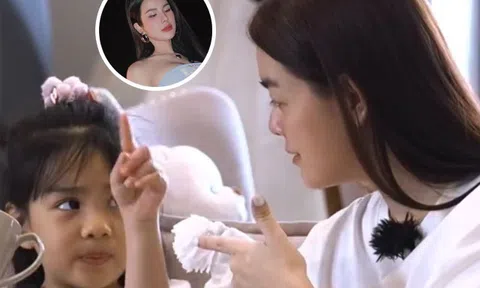Diệp Lâm Anh "fake" xuất hiện trước cửa nhà Phạm Quỳnh Anh, bé Tuệ An "hết hồn"